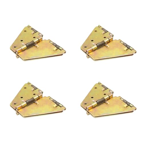 4pcs Faltscharniere Für Runde Essschalter Schrank Ersatz Mit Schrauben Enthalten Platz Sparende Scharniere Set Mechanismus von BUBEFSKD