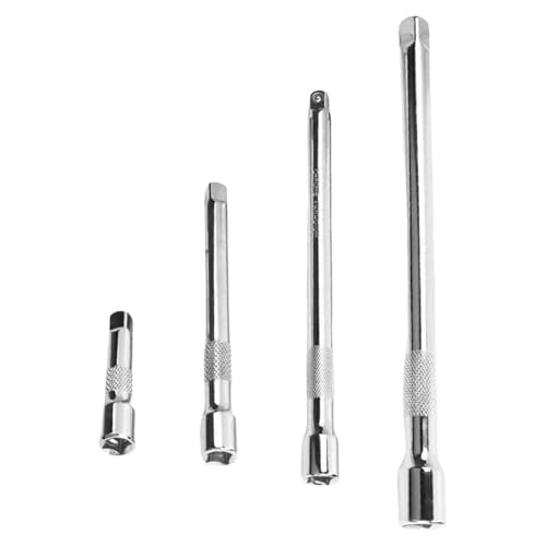 4pcs Schraubenschlüsselhülsenverlängerungsstange Sockel Schraubenantrieb 1/4 3/8 Laufwerke Adapter Handwerkzeuglaufwerk von BUBEFSKD