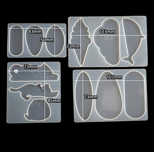 4x Haarnadel Silikonharz Schimmel Frauen Haarstäbchen Headndress Epoxidharz Guss Girl Hair Pin Juwely Making Werkzeug Ohrringe Kit Kit 4x Haarnadel Silikonharz Schimmel Frauen Haarstäbchen Headndress Epoxidharz Guss Girl Hair Pin Juwely Making Werkzeug Ohrringe Kit Kit von BUBEFSKD