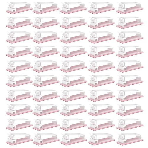 50pcs Klebstoffkabelclips Verbessertes Wanddraht Für Management USB Kabelbaumhalter Selbstklebender Kabel Organizer Drophalter Kabelmanagement 50pcs Klebstoffkabelclips Verbessertes Wanddraht Für Management USB Kabelbaumhalter Selbstklebender Kabel Organizer Drophalter Kabelmanagement von BUBEFSKD