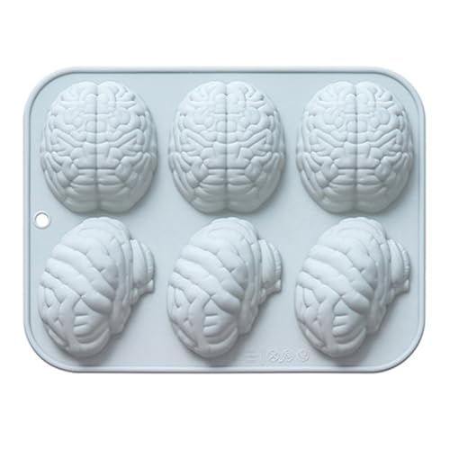 6 Hohlräume Gehirne Form Fondant Schokoladenform Dessert Kuchen Backwerkzeug Gelee Seife Orament 6 Hohlräume Gehirne Form Fondant Schokoladenform Dessert Kuchen Backwerkzeug Gelee Seife Orament von BUBEFSKD