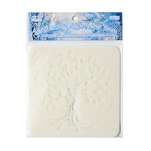 6 PCs Baumschablonen Scrapbook Journal Paint Art Cartoon Blattvorlagen Für Projekte Cartoon Blattkunst Vorlagen Baum Sammelalbum Malbuch Malbuch Mal 6 PCs Baumschablonen Scrapbook Journal Paint Art Cartoon Blattvorlagen Für Projekte Cartoon Blattkunst Vorlagen Baum Sammelalbum Malbuch Malbuch Mal von BUBEFSKD