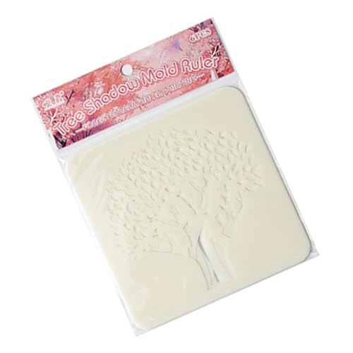 6 PCs Baumschablonen Scrapbook Journal Paint Art Cartoon Blattvorlagen Für Projekte Cartoon Blattkunst Vorlagen Baum Sammelalbum Malbuch Malbuch Mal von BUBEFSKD