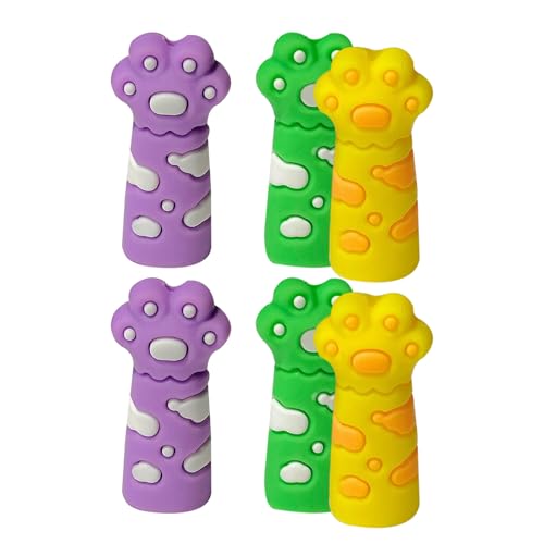 6 PCs Katzen Klauenstiftkappen Schöne Erweiterung Silikonstifte Tippabdeckung Für Studenten Büroarbeiter Schöne Katzen Klauenkappen Extender Silikon von BUBEFSKD