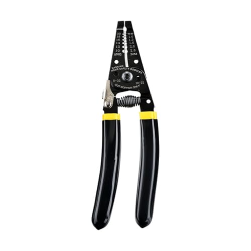 7-Zoll Draht Stripper 10-22AWG Cutter Crimper Draht Striping Werkzeug Multifunktionale Handklemme Ergonomische Griffzange 7-Zoll Draht Stripper 10-22AWG Cutter Crimper Draht Striping Werkzeug Multifunktionale Handklemme Ergonomische Griffzange von BUBEFSKD