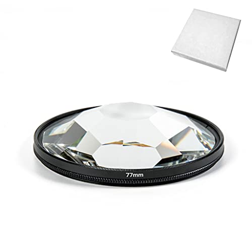 77 Mm Farbenfrohe Kaleidoskop Glas Kamera Objektivfilter Für Fotoaufnahmen Objekte Spizikale Effekte Fotografiezubehör Mit Beutelglasprismen Für Lampen von BUBEFSKD