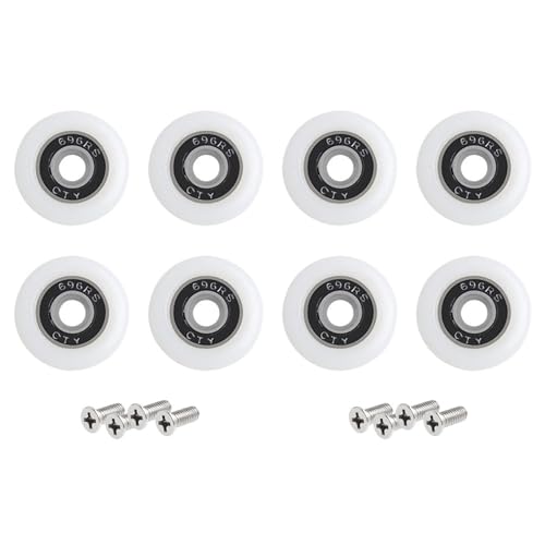 8pcs Glatte Schiebetür Rollen Zuverlässig Und Bequemer Nylon Duschtür Roller Rad Set Einfache Installation Badezimmer Gleit 8pcs Glatte Schiebetür Rollen Zuverlässig Und Bequemer Nylon Duschtür Roller Rad Set Einfache Installation Badezimmer Gleit von BUBEFSKD