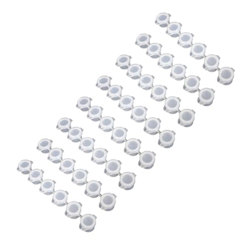 8pieces Leere Farbstreifen Mit Deckel 3ml/5 Ml/10 Ml Clear Cup Storage Container Für Klassenzimmer Malerei Lackiererlagerung Für Künstler von BUBEFSKD