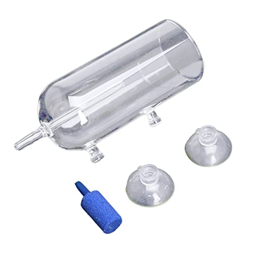 Aquariumluft Sauerstoff Bubbler Gla Tasse 1 8 Zoll Mit Stein Und Saugbecher Hoher Gelöster Sauerstoff Für Fische Für Tankheizung Licht Thermometer Pflanzen Pumpenkiesand Dekorationen Licht von BUBEFSKD