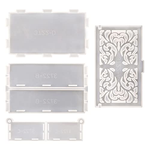 Aufbewahrungsbox Epoxidharzform Schmuckhalter Für Gehäuse Silikonform M Form Test Kit Luft Luft von BUBEFSKD