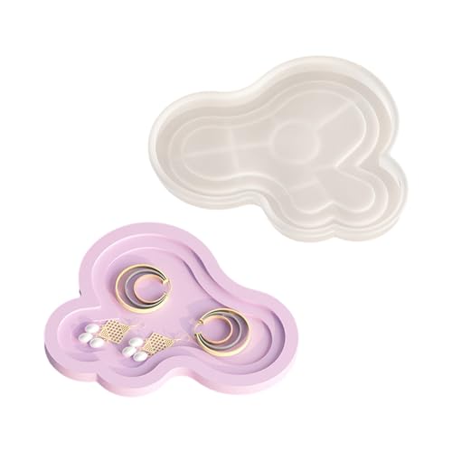 Aufbewahrungsschale Gips Silikonform Schmuck Display Teller Epoxidharz Form Unregelmäßige Wolkenform Zementschale Herstellung Epoxidharzform Aufbewahrungsschale Gips Silikonform Schmuck Display Teller Epoxidharz Form Unregelmäßige Wolkenform Zementschale Herstellung Epoxidharzform von BUBEFSKD