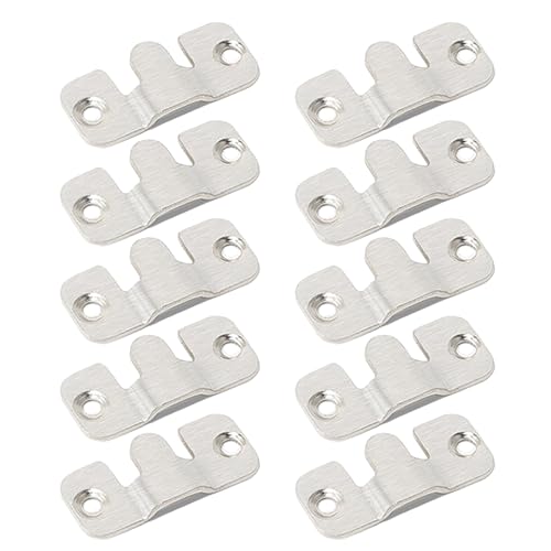 BUBEFSKD 10 Pcs Hochleistungskaro Edelstahl Wandhaken Für Home Office Starke Ladungskapazität Montagehalterung Hängende Schnallen Dekorative Haken Für Bildhänge von BUBEFSKD