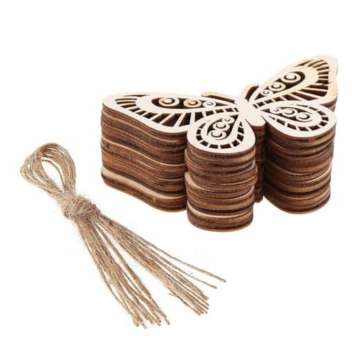 BUBEFSKD 10 Stcs/Set Holz Für Schmetterlingsausschnitte Kit Unfertiger Holzhandwerksscheiben Für Bauernhaus In Der Innenabteilung Accessori Unfertigte Holzscheiben Mit Löchern BUBEFSKD 10 Stcs/Set Holz Für Schmetterlingsausschnitte Kit Unfertiger Holzhandwerksscheiben Für Bauernhaus In Der Innenabteilung Accessori Unfertigte Holzscheiben Mit Löchern von BUBEFSKD