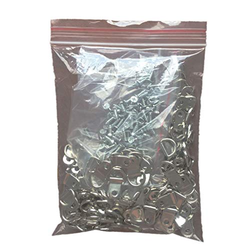 BUBEFSKD 100pcs D Hanging Bilderrahmenhalle Haken Haken Ölmalspiegel von BUBEFSKD