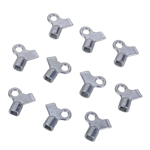BUBEFSKD 10pcs Kleine Kühlerblutschlüssel Allgemeiner Kühlerschlüssel Für Schnelle Und Einfache Einstellung Des Heizsystems Heizwerkstool von BUBEFSKD