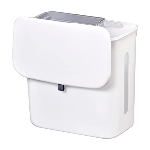 BUBEFSKD 12 L Wandmüllmüll Mit Deckelabfall Mülleimer Küchenschrank Tür Hängende Müllkorb BUBEFSKD 12 L Wandmüllmüll Mit Deckelabfall Mülleimer Küchenschrank Tür Hängende Müllkorb von BUBEFSKD