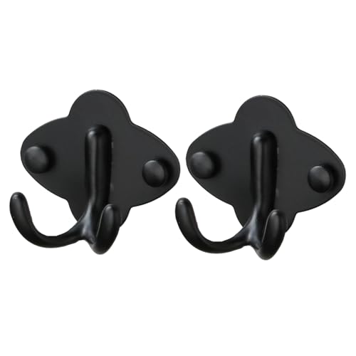 BUBEFSKD 2pcs Edelstahl Wandmontage Mantel Hängende Haken Doppelohrbügel Raumeffiziente Lösung Für Die Heimorganisation Küche Badezimmerhaken von BUBEFSKD