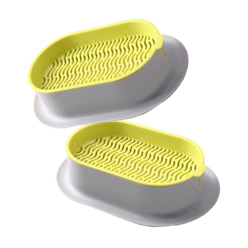 BUBEFSKD 2pcs Haustierversorgungen Katzen Behandelt Hydroponic Box Catgrass Bowl Soilless Wheat Gras Wachstumschale Für Innenkatzen Katzen Grassamling Box von BUBEFSKD