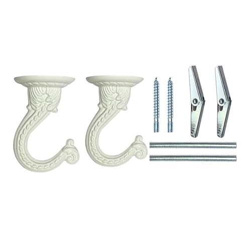 BUBEFSKD 2pcs Mehrzweck Und Robuste Metallhaken Für Decken Wandinstallation Perfekt Für Haus Speicher Dekorations Filialen Display Haken von BUBEFSKD