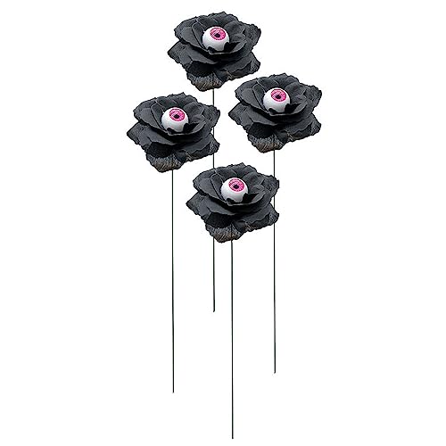 BUBEFSKD 4pcs Halloween Dekorationen Rose Augapfel Dekorative Gärten Stakes Yard Rasen Gärten Freien Statue Yard Kunst Garten Ornamente Rasen BUBEFSKD 4pcs Halloween Dekorationen Rose Augapfel Dekorative Gärten Stakes Yard Rasen Gärten Freien Statue Yard Kunst Garten Ornamente Rasen von BUBEFSKD