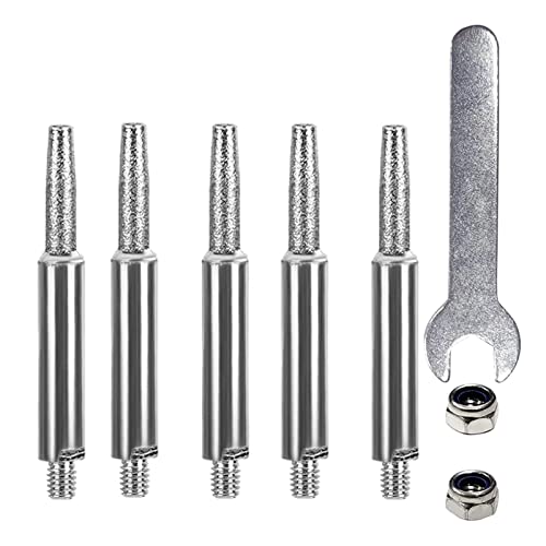 BUBEFSKD 5pieces Hohe Härtekettensägenschärfen Steinschleife Köpfe Starke Zähigkeit Diamantkette Sägespitzer Werkzeugketten Schärfenschärfen Stein BUBEFSKD 5pieces Hohe Härtekettensägenschärfen Steinschleife Köpfe Starke Zähigkeit Diamantkette Sägespitzer Werkzeugketten Schärfenschärfen Stein von BUBEFSKD