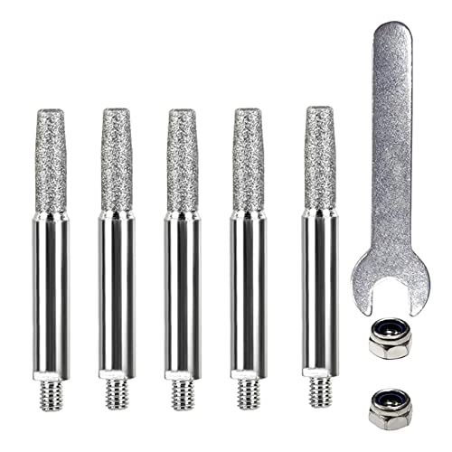 BUBEFSKD 5pieces Hohe Härtekettensägenschärfen Steinschleife Köpfe Starke Zähigkeit Diamantkette Sägespitzer Werkzeugketten Schärfenschärfen Stein BUBEFSKD 5pieces Hohe Härtekettensägenschärfen Steinschleife Köpfe Starke Zähigkeit Diamantkette Sägespitzer Werkzeugketten Schärfenschärfen Stein von BUBEFSKD
