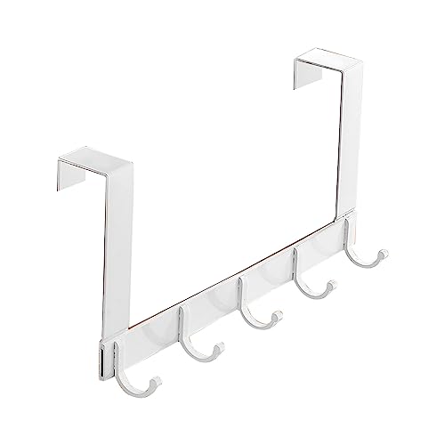 BUBEFSKD Aluminium Türstärke Haken 5/6 Über Dem Storage Organizer Rack Für Badezimmer Robe Handtücher Rückenbügel von BUBEFSKD