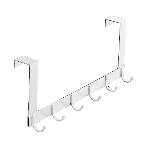 BUBEFSKD Aluminium Türstärke Haken 5/6 Über Dem Storage Organizer Rack Für Badezimmer Robe Handtücher Rückenbügel von BUBEFSKD
