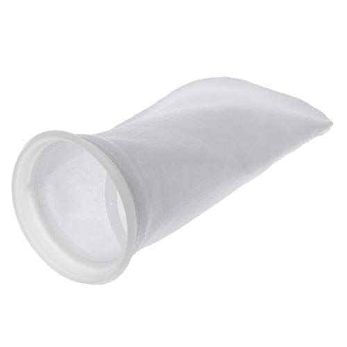 BUBEFSKD Aquarium Filtermedienbeutel Für Extra Feine Wiederverwendbare Taschen 4 Zoll Plastikring Für Extra Feine Harze 200um Heizung Licht Thermometer Pflanzen Luftpumpe Kies Sand Dekorationen Licht von BUBEFSKD