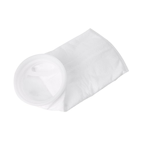 BUBEFSKD Aquariumfiltersocken 9 Zoll Lang 4 Zoll Plastikring Salzwasser Fischtank Tank Tank 100um Feine Filtration Heizung Licht Thermometer Pflanzen Luftpumpe Kies Sand Dekorationen Lichtheizung von BUBEFSKD