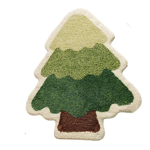 BUBEFSKD Bad Matte Weihnachtsbaum Santa Schneemann Boden Teppich Schlupf Resistent Absorbierende Badezimmer Teppich Plushie Wasser Saugfähige Bodenpolster Weihnachtsbadezimmer Accessoire BUBEFSKD Bad Matte Weihnachtsbaum Santa Schneemann Boden Teppich Schlupf Resistent Absorbierende Badezimmer Teppich Plushie Wasser Saugfähige Bodenpolster Weihnachtsbadezimmer Accessoire von BUBEFSKD
