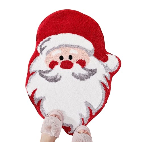 BUBEFSKD Bad Matte Weihnachtsbaum Santa Schneemann Boden Teppich Schlupf Resistent Absorbierende Badezimmer Teppich Plushie Wasser Saugfähige Bodenpolster Weihnachtsbadezimmer Accessoire BUBEFSKD Bad Matte Weihnachtsbaum Santa Schneemann Boden Teppich Schlupf Resistent Absorbierende Badezimmer Teppich Plushie Wasser Saugfähige Bodenpolster Weihnachtsbadezimmer Accessoire von BUBEFSKD