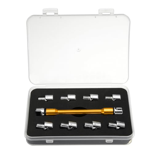 BUBEFSKD Einstellen Von Spoke Spoke Motorcycle Wech Set Griffe Reparaturwerkzeug Mit 10 Stücke Gehärtete Spitzen 5.0~6 8 Motorraddrehmomenteschlüssel BUBEFSKD Einstellen Von Spoke Spoke Motorcycle Wech Set Griffe Reparaturwerkzeug Mit 10 Stücke Gehärtete Spitzen 5.0~6 8 Motorraddrehmomenteschlüssel von BUBEFSKD