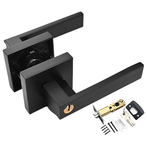 Eleganter Türgriff Mit Schloss Wichtigem Set Home Schlafzimmer Aluminium Schlüssel Für Schlafzimmer Wohntürschloss von BUBEFSKD