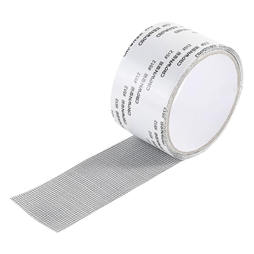 BUBEFSKD Fensterbildschirm Klebeband Glasfaser Reparaturband Stark Kleber Für Haushaltsfenster Und Tür 5cmx200cm Netz von BUBEFSKD