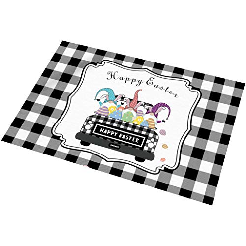 BUBEFSKD Frohe Ostertür Matte LKW Gnomen Muster Nicht Schlupf Eingangsboden Boden Teppich Wasserabsorption Bad Teppiche Innen Freien Urlaub Party Home Dekoration Dekorationen Baum Baum BUBEFSKD Frohe Ostertür Matte LKW Gnomen Muster Nicht Schlupf Eingangsboden Boden Teppich Wasserabsorption Bad Teppiche Innen Freien Urlaub Party Home Dekoration Dekorationen Baum Baum von BUBEFSKD