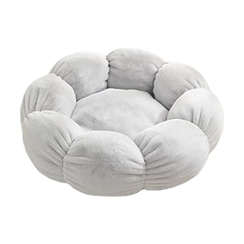 BUBEFSKD Für Katzenbett Innenräume Mit Nicht Rutschem Boden Kleine Hunde Kissenbett 2 Größe Winter Weiche RO Katze Warming Betten Innenkatzen von BUBEFSKD