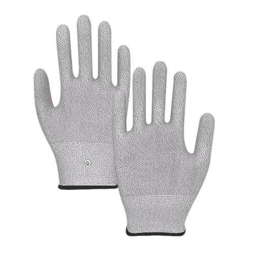 BUBEFSKD Geruchssichere Handschuhe 20% Silberfaserstoff Förderung Blutströme Verstellbar Für Begriffe Tragen Komfort Silber Fasermassage Handschuhe von BUBEFSKD