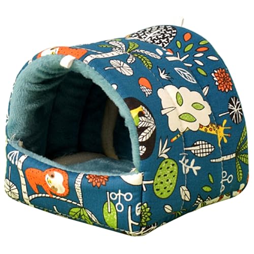 BUBEFSKD Hamsterdruck Hängematte Schlafbett Hängende Matten Käfigzubehör Warmer Antiskratch Tunnel Für Frettchen Hamsterbett Kleine Bettwäsche Warmes Kleines Haustier von BUBEFSKD