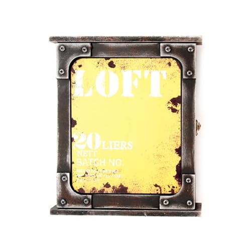 BUBEFSKD Holz Für Schlüsselhalter Wand Mit Hooks Holzposthalter Eingangsschrank Rustikal von BUBEFSKD