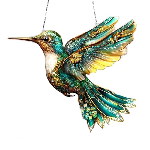 BUBEFSKD Künstlerische Acrylbluebird Sun Catcher Dekoration Kristallkunstwerk Hanging Ornament Für Kindergärten Mantel Natur Themen Einfach Hängende Kettenseile Vogel Orament BUBEFSKD Künstlerische Acrylbluebird Sun Catcher Dekoration Kristallkunstwerk Hanging Ornament Für Kindergärten Mantel Natur Themen Einfach Hängende Kettenseile Vogel Orament von BUBEFSKD