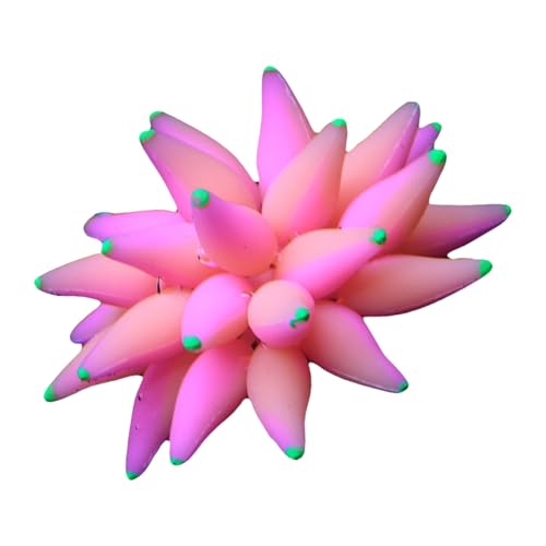 BUBEFSKD Leuchten In Dunklen Fischtanks Aquarium Dekore Bunte Korallen Silikon Fisch Habitat Ornament Für Haus Und Büro Aquariendekoration von BUBEFSKD