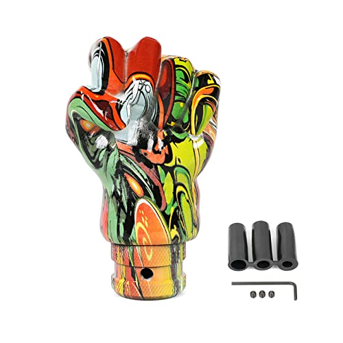 BUBEFSKD Manual Faustformauto Gangschaltknopf Renner Resingraffiti Gemischtes Muster Mit 8 Mm 10 12 Adapterhebelschuhschutz Für Dirt Bike Motorradclear Protect Your Shoes Boots Automatic BUBEFSKD Manual Faustformauto Gangschaltknopf Renner Resingraffiti Gemischtes Muster Mit 8 Mm 10 12 Adapterhebelschuhschutz Für Dirt Bike Motorradclear Protect Your Shoes Boots Automatic von BUBEFSKD