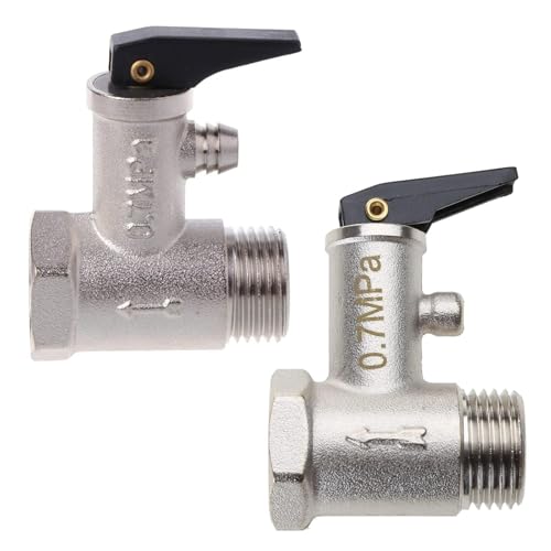 BUBEFSKD Messing G1/2 "DN15 0 7 Drucksicherheitslinderung Für Ventil Für Elektrische Wasser Wärmekraftwagen Waschmaschine Tragbar von BUBEFSKD