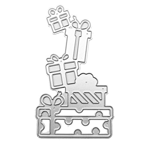 BUBEFSKD Metall Schneiden Stirbt Sterben Stanze Schnitte Dekorative Schablone Für Greet Card Make Scrapbooking Christmas Party Decor Für Kartenherstellung Frohe Metall von BUBEFSKD