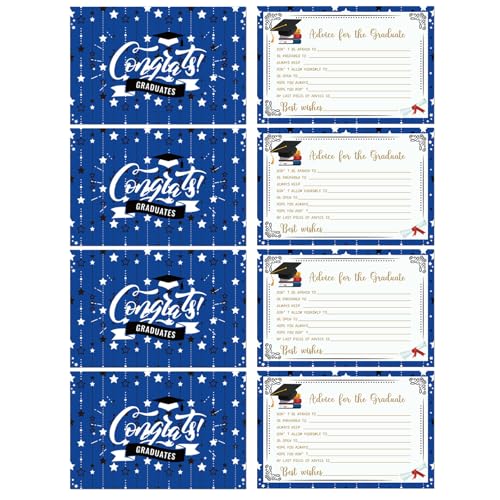 BUBEFSKD Packung Mit 8 Graduierungsgrußkarte Kollektion Einzigartige Stile Auf Premium Papier Für Alle Feierlichkeiten Integrierten Event Umschlägen Geeignet von BUBEFSKD