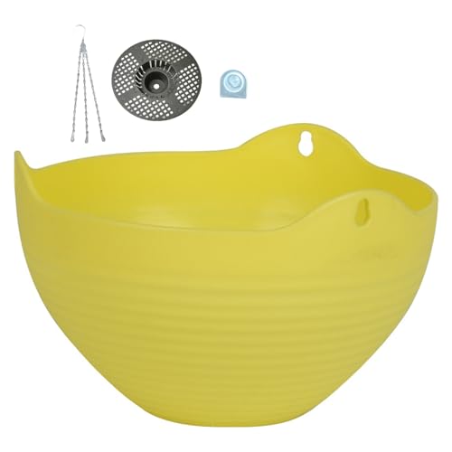 BUBEFSKD Plastikhänge Korb Pflanzer Pflanzenhalter Freien Garten Dekore Für Balkon Home Courtyards Decoration Home Office Decors Pflanzgefäß von BUBEFSKD