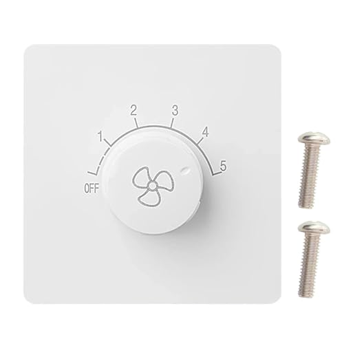 BUBEFSKD Praktische Wandmontage Rotary Lüftergeschwindigkeitsregler Für Decken 120W 300 W 500W 10.0a 220 V Hochleistungssicherheit Deckenregler von BUBEFSKD