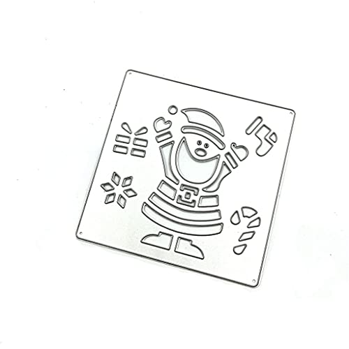 BUBEFSKD Santa Snow Szene Scrapbook Paper Craft Form Schablonen Für Weihnachten Neujahrspartydekoration Prägevorlagen Für Kartenherstellung BUBEFSKD Santa Snow Szene Scrapbook Paper Craft Form Schablonen Für Weihnachten Neujahrspartydekoration Prägevorlagen Für Kartenherstellung von BUBEFSKD