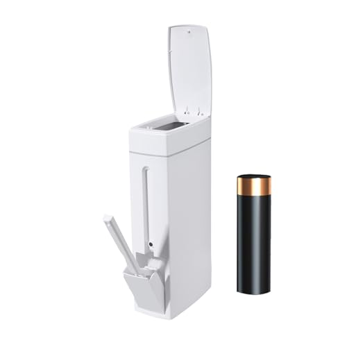 BUBEFSKD Schmaler Badezimmermüll Mit Toilettenbürste Presseabfall Mülleimer Mülleimer Küchenmüll Eimer Beutel Haushaltsreinigung Abfallbehälter BUBEFSKD Schmaler Badezimmermüll Mit Toilettenbürste Presseabfall Mülleimer Mülleimer Küchenmüll Eimer Beutel Haushaltsreinigung Abfallbehälter von BUBEFSKD